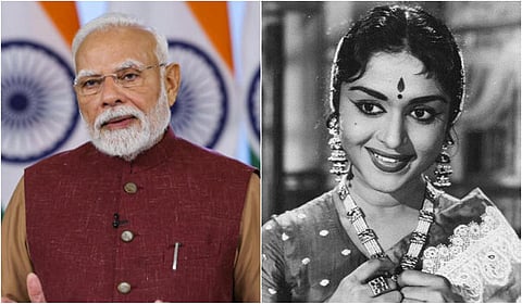‘இந்திய சினிமாவின் ரோல் மாடல்!’ - சரோஜா தேவிக்கு பிரதமர் மோடி புகழஞ்சலி