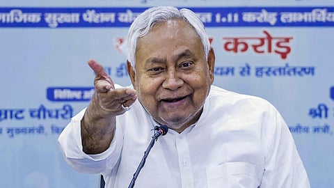 பிஹார் முதல்வர் நிதிஷ் குமார்