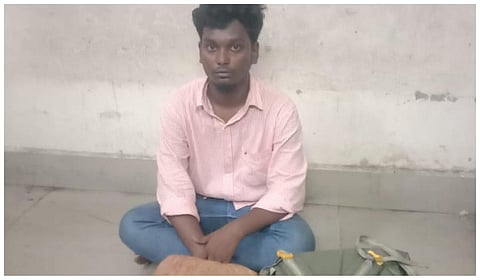 உ.பி.யில் இருந்து சென்னை வந்த விரைவு ரயிலில் கஞ்சா கடத்தல்: இளைஞர் கைது