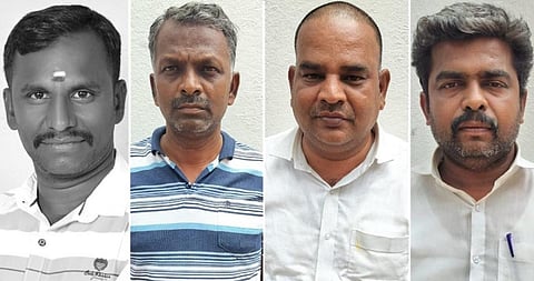 தற்கொலை செய்து கொண்ட ஹரிபாண்டியன் |  விஜயராகவன், கோபால கிருஷ்ணன், சண்முக சுந்தரம்