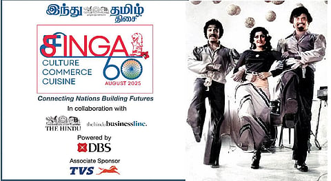 ‘சிங்கா 60’ ‘ஸ்கிரீன் அண்ட் சிட்டி’ நிகழ்ச்சியில் கமல் - ரஜினி நடித்த ‘நினைத்தாலே இனிக்கும்’ படம் இன்று திரையிடல்