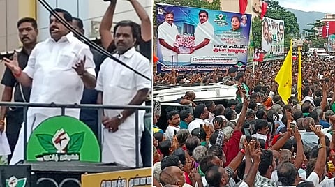 “கூட்டணியை நம்பி இருக்கிறது திமுக... மக்களை நம்பி இருக்கிறது அதிமுக!” - பழனிசாமி பேச்சு