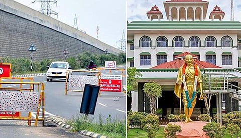 தனியார் விளம்பர பேரிகார்டுகளை அகற்றக் கோரிய வழக்கு: நெடுஞ்சாலைத் துறை பதிலளிக்க ஐகோர்ட் உத்தரவு