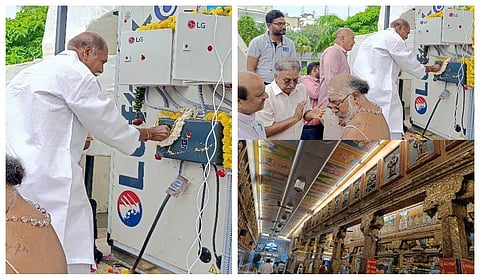 புதுச்சேரியில் புகழ்பெற்ற மணக்குள விநாயகர் கோயில் முழுக்க ஏசி மயமானது!