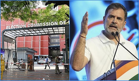தேர்தலில் வாக்குகள் திருட்டு உண்மையென ராகுல் காந்தி உறுதிமொழி அளிக்க வேண்டும்: தேர்தல் ஆணையம்