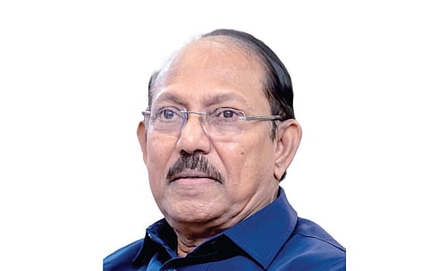தமிழறிஞரும், தமிழ் வளர்ச்சிக் கழகத் தலைவருமான கணையாழி ம.இராசேந்திரன்.