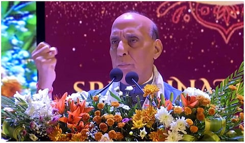 இந்தியா வல்லரசாக மாறுவதை யாராலும் தடுக்க முடியாது: ட்ரம்ப் வரிக்கு ராஜ்நாத் சிங் பதிலடி