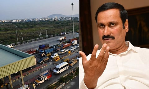 “வண்டலூர் - மீஞ்சூர் வெளிவட்டச் சாலையை தனியாருக்கு தாரை வார்க்க திமுக துடிப்பது ஏன்?” - அன்புமணி