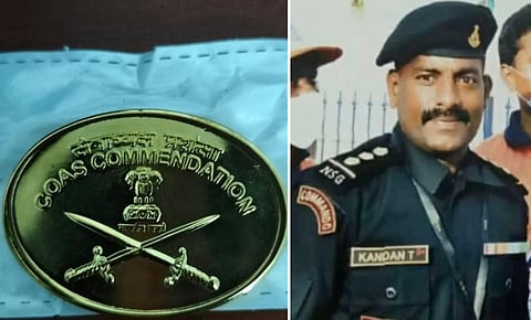 தங்கப் பதக்கம், ராணுவ வீரர் கந்தன்