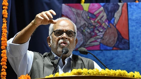 இண்டியா கூட்டணியின் குடியரசுத் துணைத் தலைவர் வேட்பாளர் சுதர்ஷன் ரெட்டி.