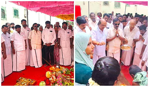 புதுச்சேரியில் கலைஞர் அறிவாலயம் கட்டுமானப் பணிக்கு அடிக்கல் நாட்டுவிழா