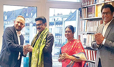 கொலோன் பல்கலைக்கழகத்தில் தமிழக முதல்வர் ஸ்டாலின்.