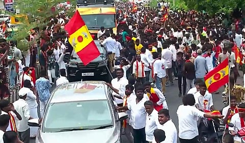 நிபந்தனைகள் மீறல்: திருச்சி தவெக நிர்வாகிகள் 5 பேர் மீது வழக்கு பதிவு
