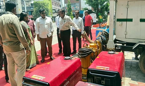 மாநகராட்சி சார்பில் பருவமழை முன்னெச்சரிக்கை நடவடிக்கை: பணிகளை ஆய்வு செய்த ஆணையர்