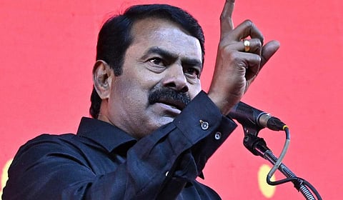 தவெக தலைவர் விஜய் பெருமை பேசக் கூடாது: சீமான் கருத்து