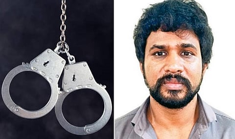 கைது செய்யப்பட்ட சுரேஷ்குமார்