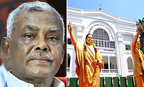 “அதிமுகவின் அத்தனை கோஷ்டிகளையும் வழிநடத்துவது பாஜக தான்” - பெ.சண்முகம் விமர்சனம்