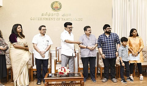திரைப்படம், நாடகத்துறையில் புகழ்பெற்ற ஜெய்சங்கர், எஸ்.வி.வெங்கட்ராமன் பெயர்களில் சாலை: முதல்வர் ஸ்டாலின் திறந்து வைத்தார்