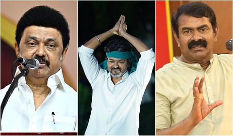 ‘திமுகவும், நடிகர் விஜய்யும், சீமானும் இனி தமிழக மக்களை ஏமாற்ற முடியாது’ - பாஜக