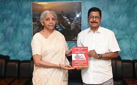 கரூர் சம்பவம் தாக்கம் | முதலுதவியை ஒரு பாடமாக வைக்க நிர்மலா சீதாராமனிடம் எஸ்.ஆர்.சேகர் கோரிக்கை