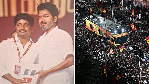 கரூர் நெரிசல் சம்பவம்: தவெக மாவட்ட நிர்வாகி மதியழகன் கைது