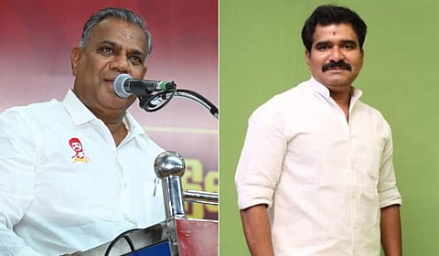 இடது: புஸ்ஸி அனந்த் | வலது: நிர்மல் குமார்