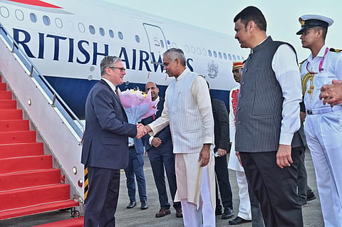 இரண்டு நாள் பயணமாக இந்தியா வந்தார் இங்கிலாந்து பிரதமர் ஸ்டார்மர்: மோடியுடன் நாளை சந்திப்பு