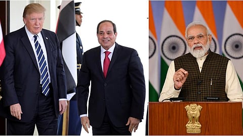 எகிப்தில் காசா அமைதிக்கான உச்சி மாநாடு: பிரதமர் மோடிக்கு ட்ரம்ப், அல் சிசி அழைப்பு