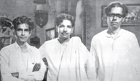 ‘பராசக்தி’ வெற்றிக்குப் பின் மு.கருணாநிதியுடன் இயக்குநர்கள்
கிருஷ்ணன் - பஞ்சு | படங்கள் உதவி: ஞானம்