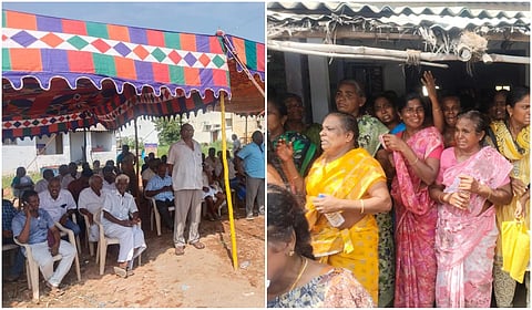 கரூர் வெண்ணெய் மலை பகுதியில் ஆக்கிரமிப்பு கடைகளுக்கு சீல்: மக்கள் போராட்டம்
