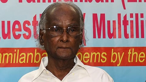 கவிஞர் ஈரோடு தமிழன்பன் | கோப்புப் படம்