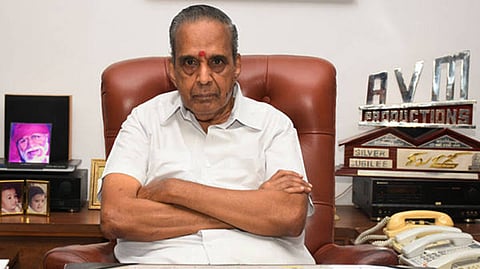 திரைப்பட தயாரிப்பாளர் ஏவிஎம் சரவணன் காலமானார்
