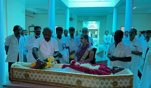 விபத்தில் மூளைச்சாவு அடைந்த  591 பேருக்கு அரசு மரியாதை - மக்கள் நல்வாழ்த்துறை தகவல்