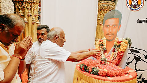 இந்து முன்னணி மாநிலத் தலைவர் காடேஸ்வரா சுப்பிரமணியம்