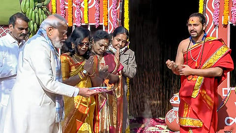 பொங்கல் விழாவில் பிரதமர் மோடி