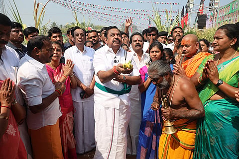 ‘‘திமுக ஆட்சி எப்போது போகும் என மக்கள் எதிர்பார்க்கிறார்கள்’’ - பொங்கல் விழாவில் பழனிசாமி பேச்சு