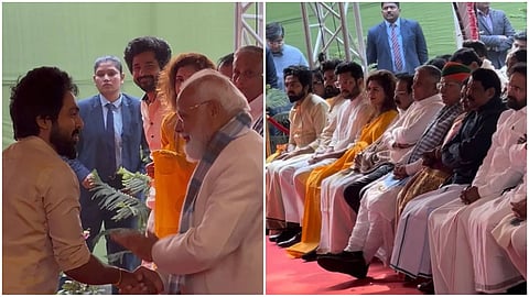 அமைச்சர் எல்.முருகன் வீட்டில் பொங்கல் விழா: பராசக்தி படக் குழுவினர் பங்கேற்பு