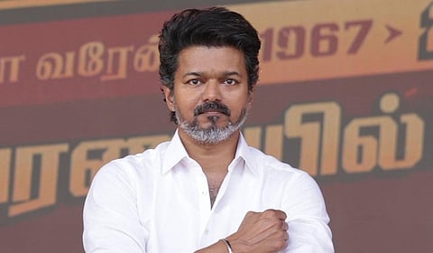 தவெக தலைவர் விஜய்.