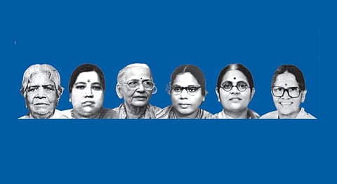 ராமாமிர்தம், இராசேசுவரி, ராஜம் கிருஷ்ணன், சத்தியவாணி முத்து, வி.பாலம்மாள், அன்னை வீரம்மாள்