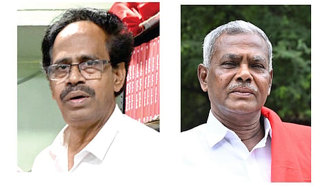 மு.வீர​பாண்​டியன், பெ.சண்முகம்