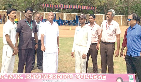 பொறி​யியல் கல்லூரிகளுக்கான கிரிக்கெட் போட்டி தொடக்கம்