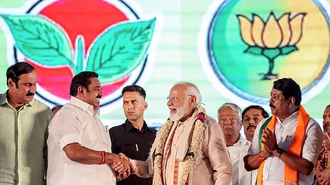 ஒன்றுபட்டு உழைத்தால் தே.ஜ. கூட்டணி ஆட்சி: திருச்சி பொதுக்கூட்டத்தில் தலைவர்கள் நம்பிக்கை