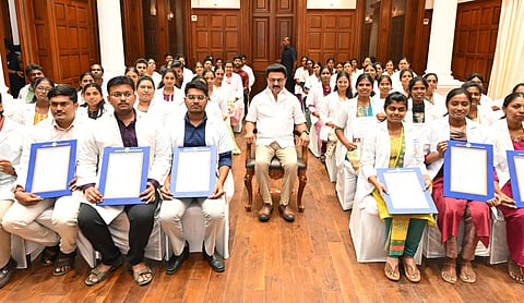 சுகாதாரம், கால்நடை துறைகளில் 542 மருத்துவர்கள்: நியமன ஆணைகளை முதல்வர் ஸ்டாலின் வழங்கினார்