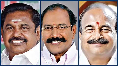 பழனிசாமி,&nbsp;தங்கமணி,&nbsp;கருப்பணன்