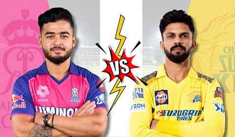 ராஜஸ்தான் ராயல்ஸ் அணியுடன் சென்னை சூப்பர் கிங்ஸ் இன்று மோதல்