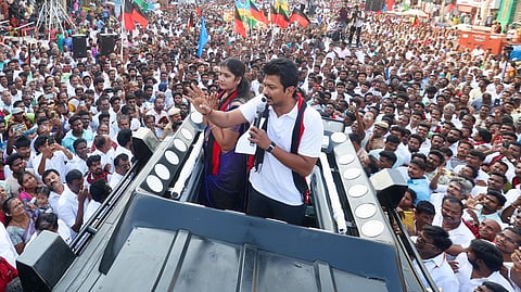 மயிலாப்பூரில் பிரச்சாரத்தை பழனிசாமி தொடங்கியது ஏன்? - உதயநிதி காரணம் சொல்கிறார்