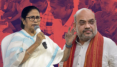 வன்முறையை தூண்டும் கருத்துகளுக்காக அமித் ஷா மீது வழக்கு தொடரப் போவதாக மம்தா அறிவிப்பு