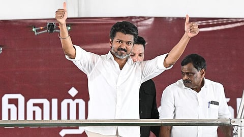 தவெக தலைவர் விஜய்