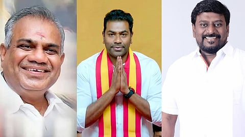 புஸ்ஸி ஆனந்த், ஆதவ் அர்ஜுனா, ராஜ்மோகன்