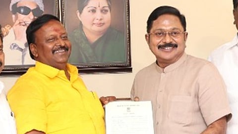 அமமுகவில் இருந்து காமராஜ் எம்எல்ஏ நீக்கம் - தவெகவை ஆதரித்ததால் தினகரன் நடவடிக்கை